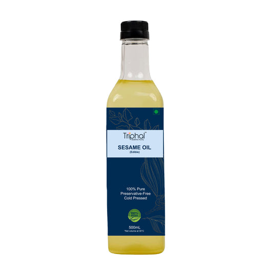 Pure Cold Pressed Sesame Oil | 100% Natural | Edible Til Ka Tel