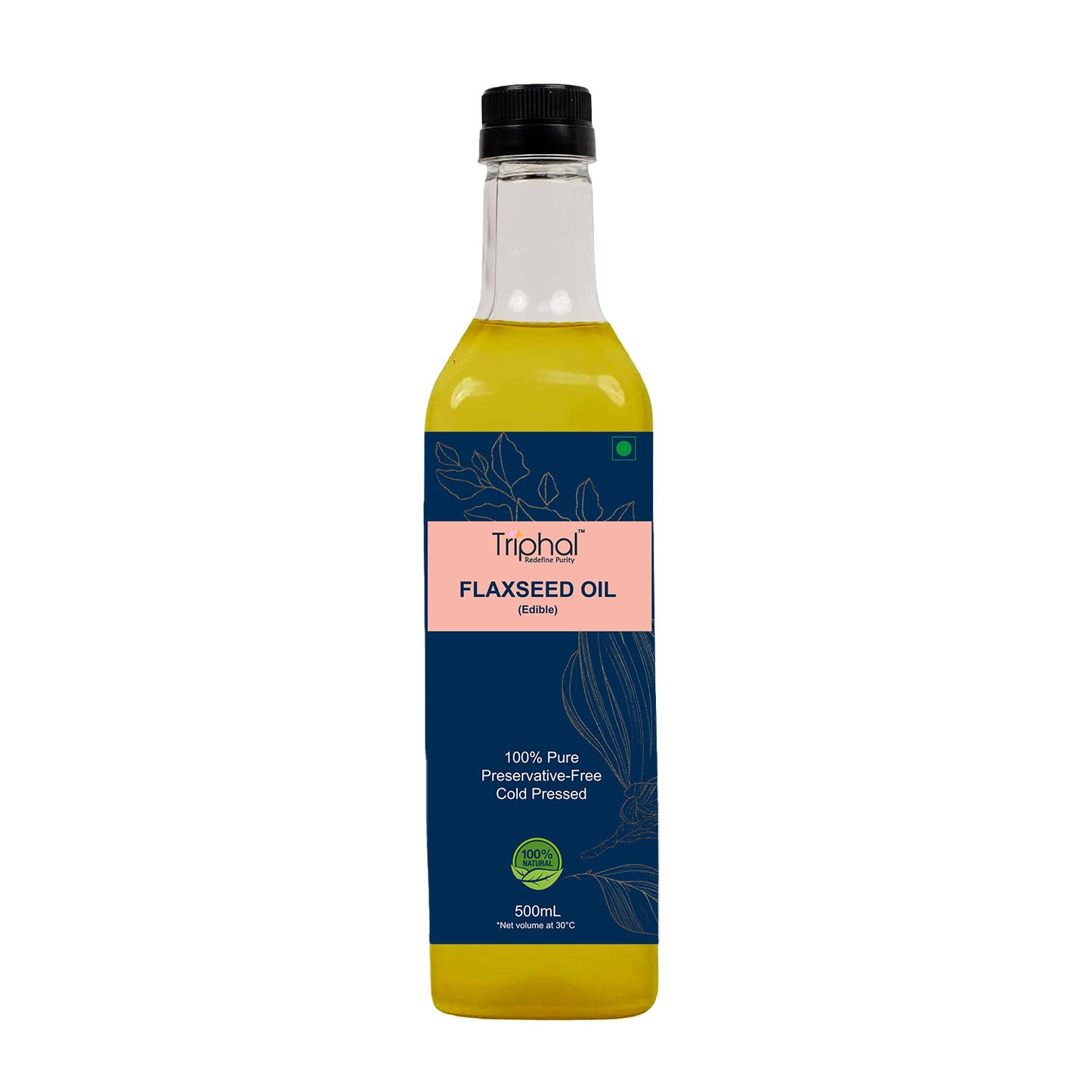 Pure Cold Pressed Flaxseeds / Linseeds Oil | 100% Natural | Edible Alsi Ka Tel