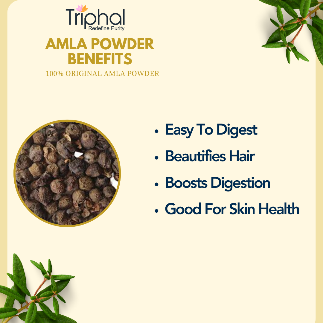 Amla Powder (for eating) - Good for hair, skin, digestion and many more