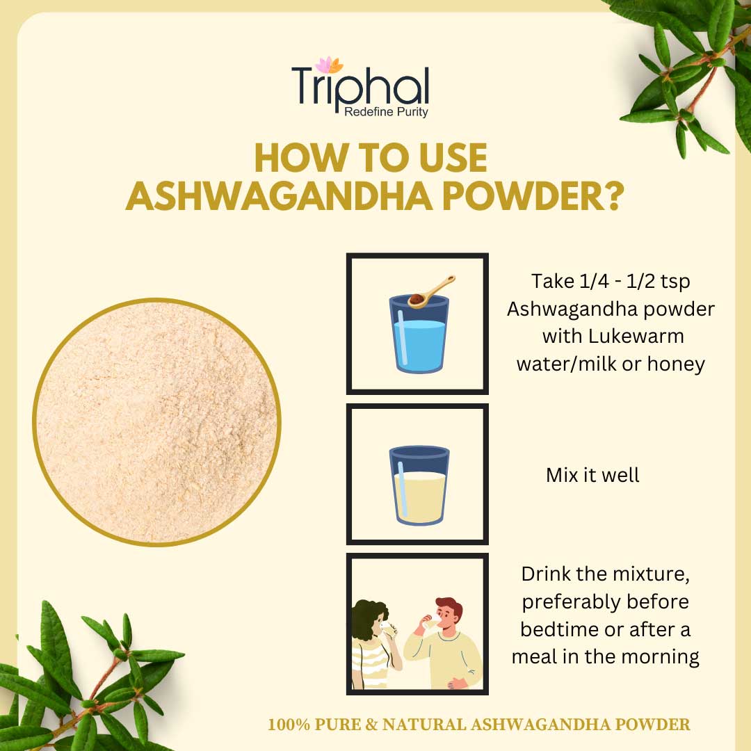 Ashwagandha Powder - Organic & Preservative Free