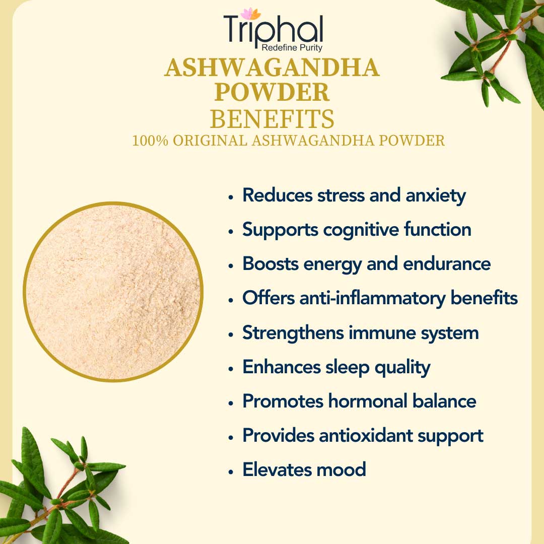 Ashwagandha Powder - Organic & Preservative Free