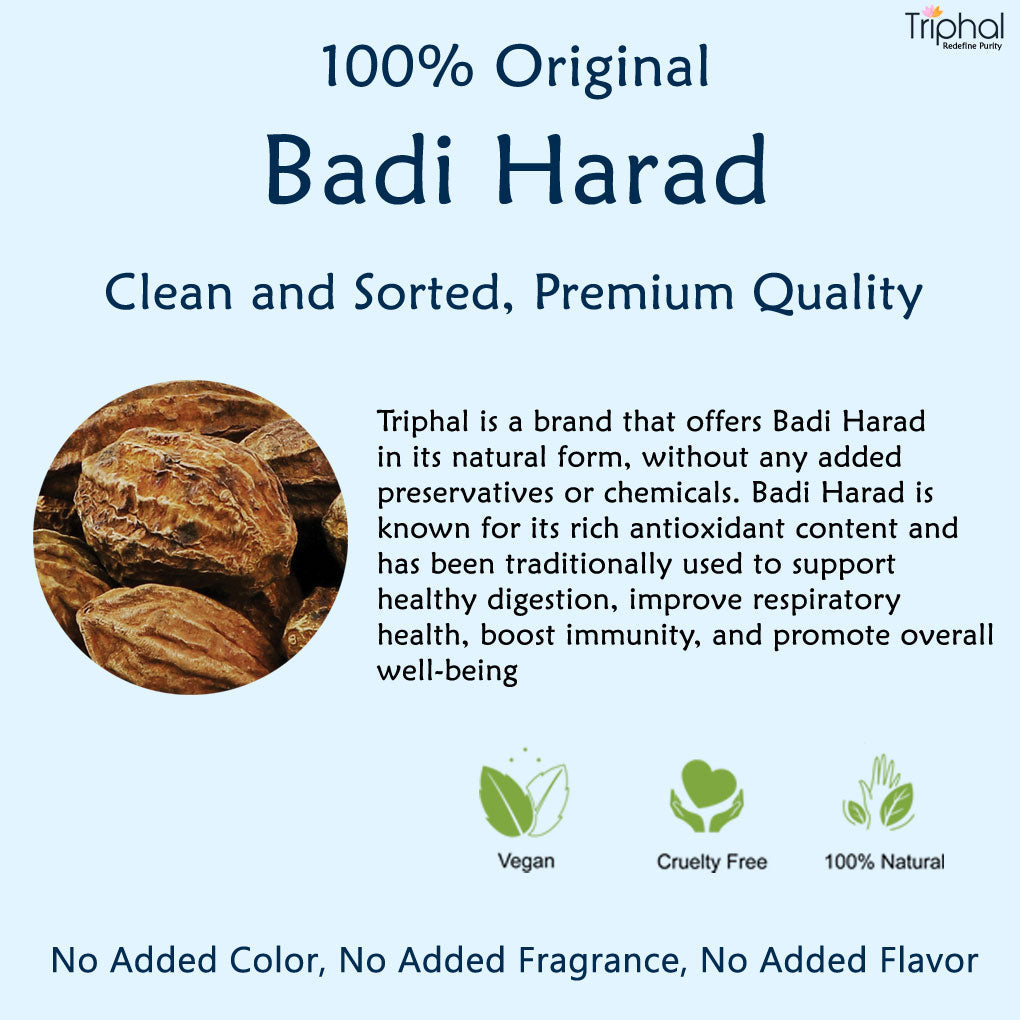 Best QUality Badi Harad or Haritaki by Triphal brand