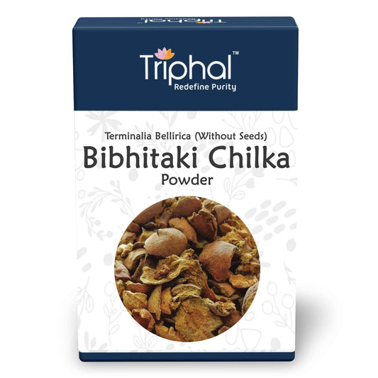 Bibhitaki Chilka Powder - Baheda Chilka Churna - Terminalia BellIrica (Seedless) Powder