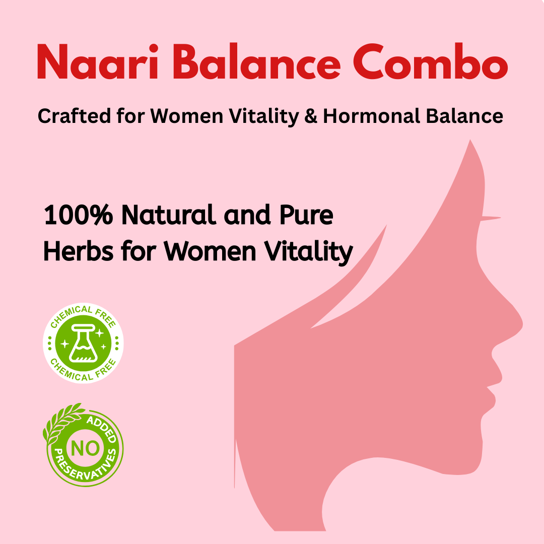 Naari Balance Combo - Shatavari, Ashoka, Lodhra & Ashwagandha