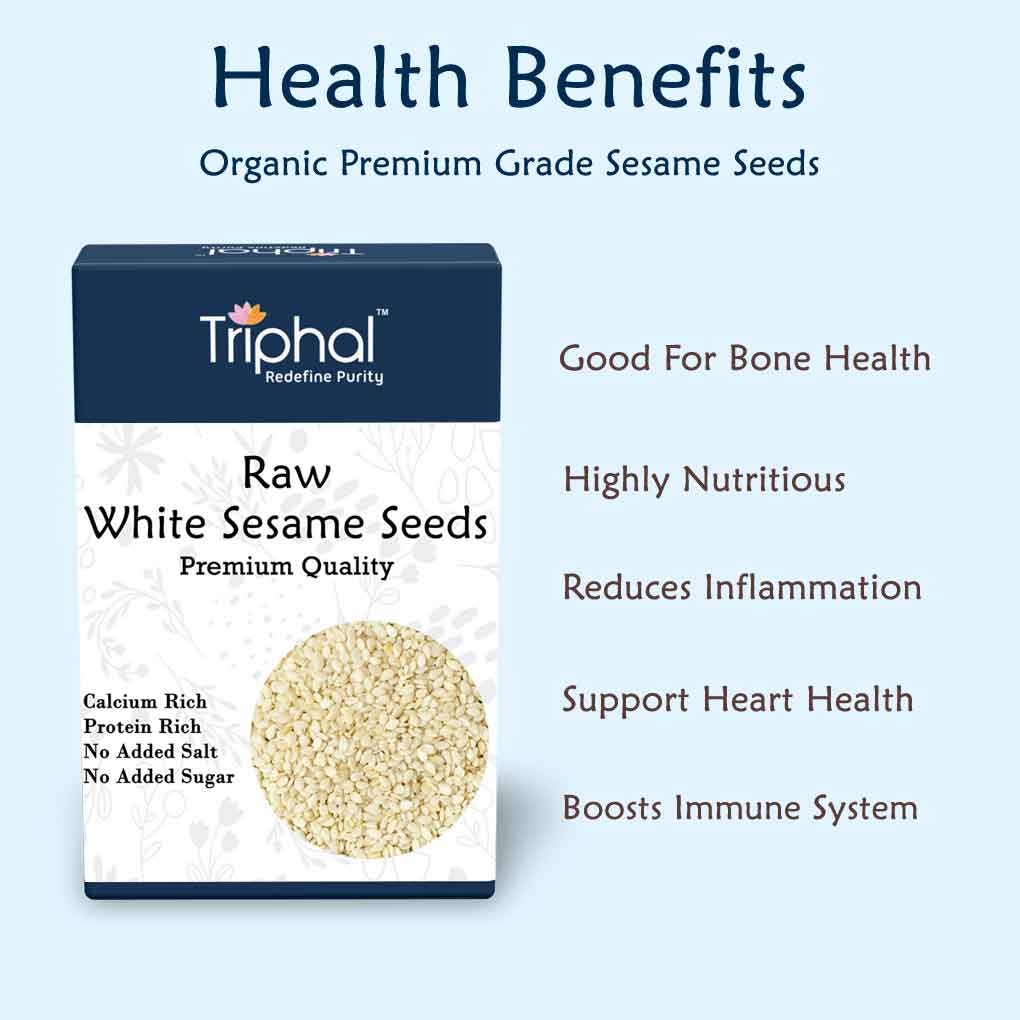 Sesame seeds or safed til for diet