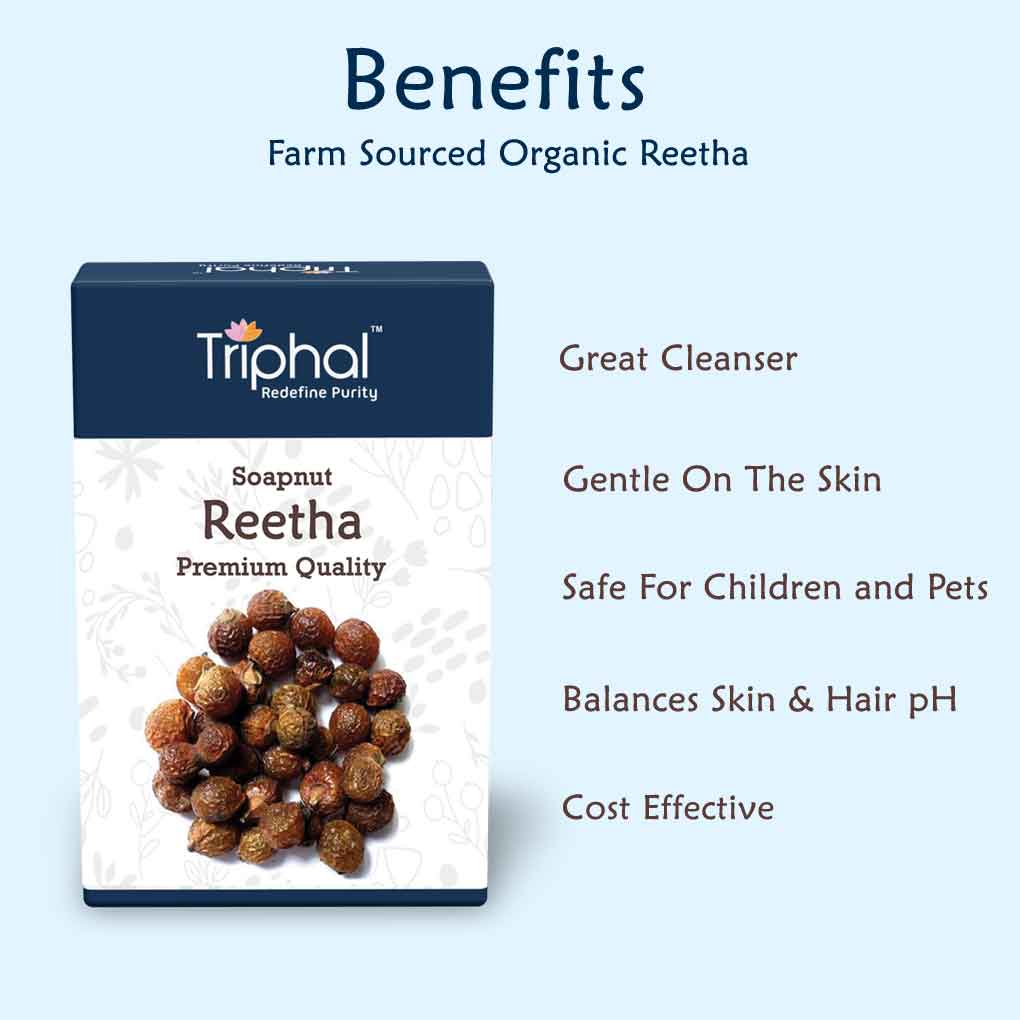 Reetha – Soapnut - Sapindus Mukorossi | Natural Cleanser | Form - Whole (Sabut)