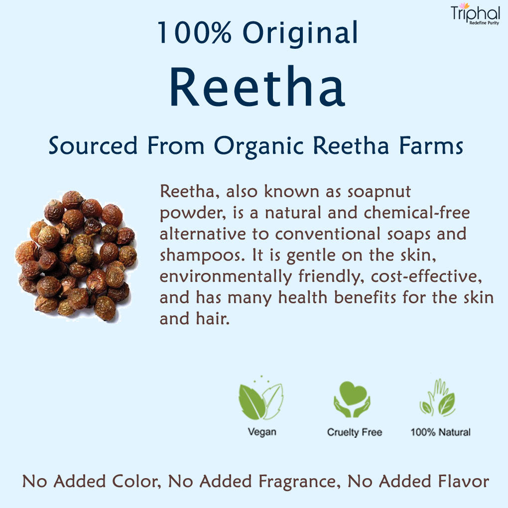 Reetha – Soapnut - Sapindus Mukorossi | Natural Cleanser | Form - Whole (Sabut)
