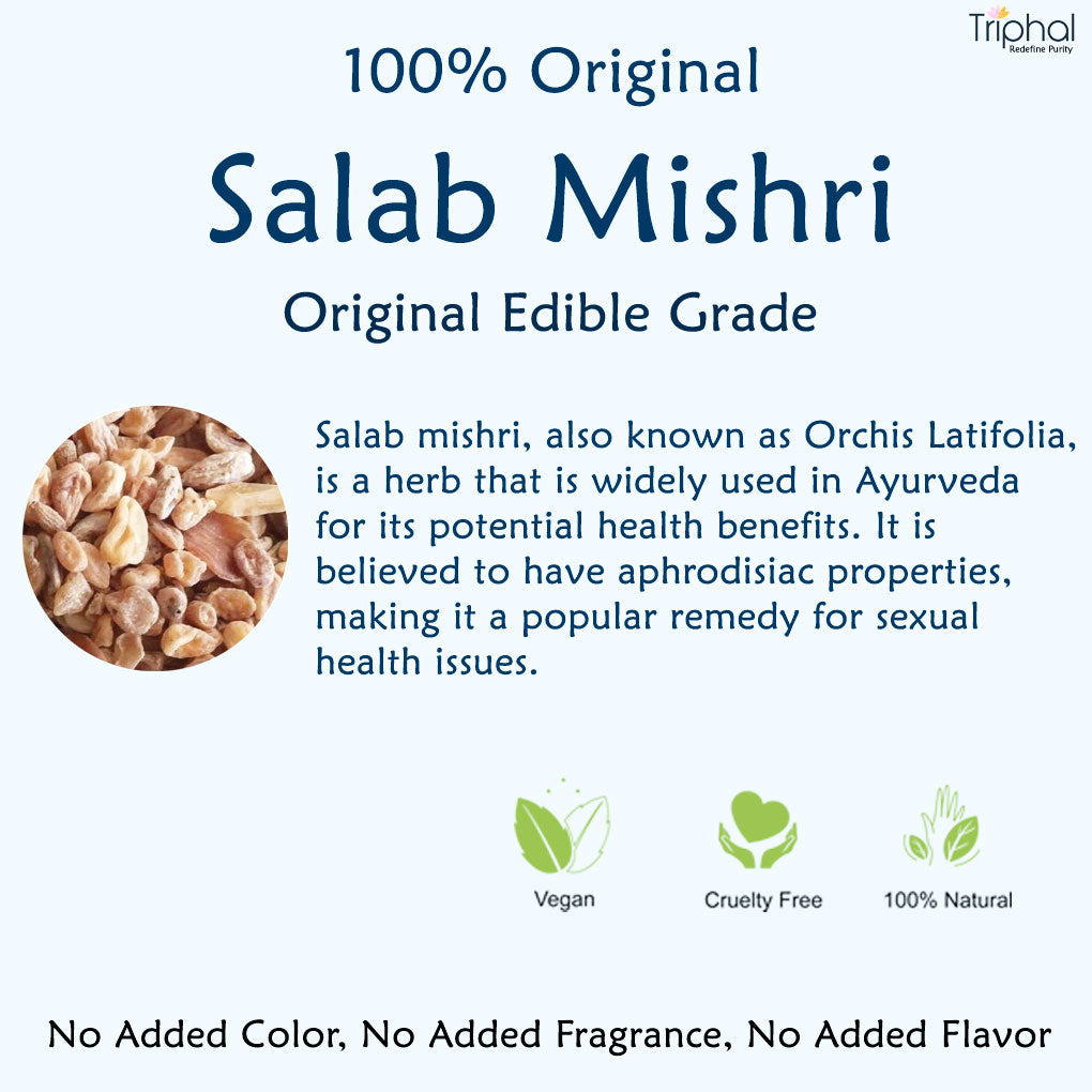 short description of Salab mishri - salam mishri - salep misri