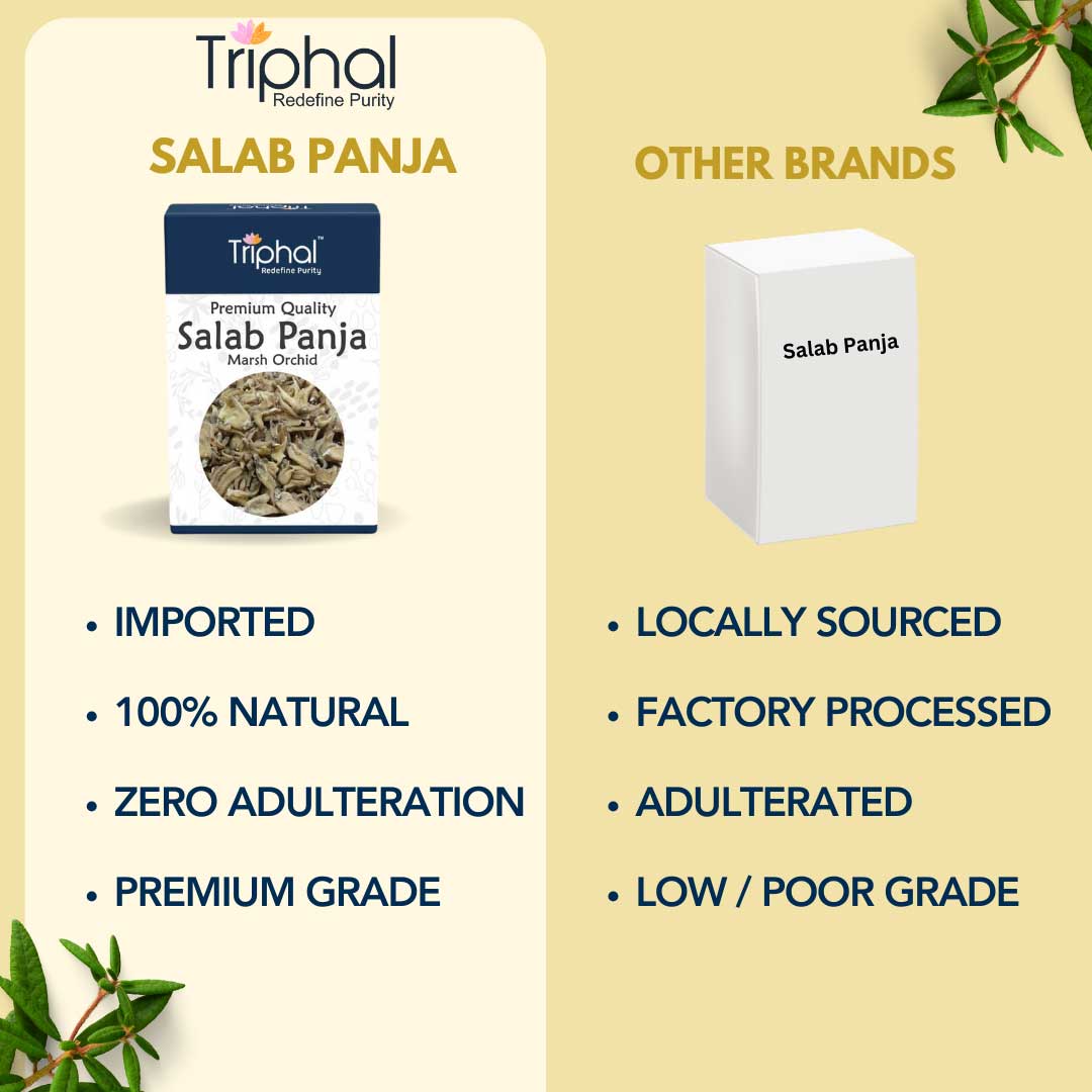 Salab Punja – Salam Panja – Marsh Orchid | Most Potent Herb For Men | Triphal
