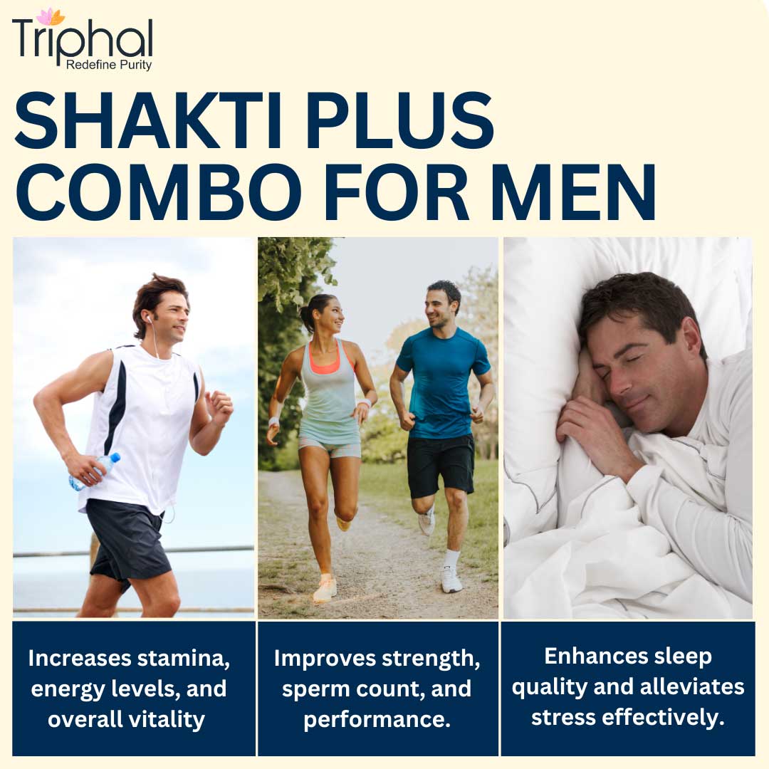 Shakti Plus Combo - Ashwagandha, Shatavari, Safed Musli, Kaunch Beej
