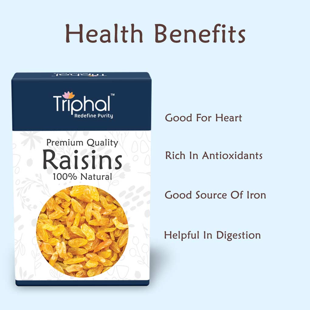 Benefits of kishmish or raisins by Triphal