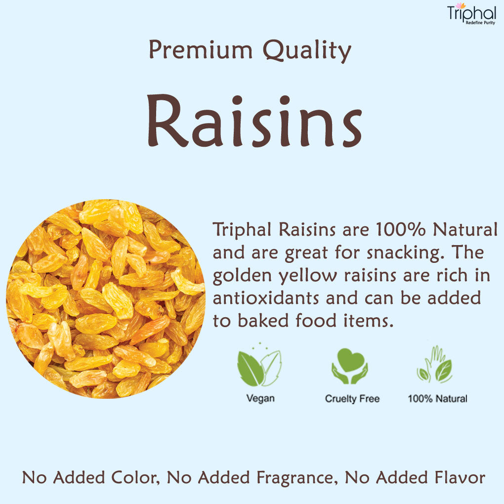 Raisins or Kishmish by Triphal - premium quality sun dried fruit by Triphal