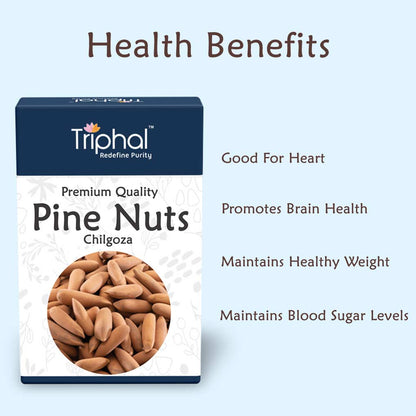 Benefits of pine nuts or chilgoja by Triphal