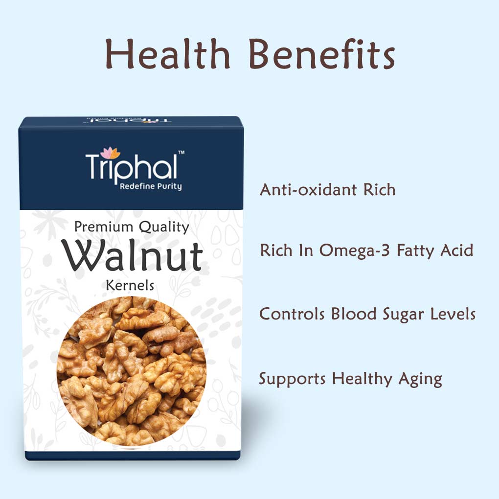 Benefits of Walnut Kernels or Akhrot Giri by Triphal