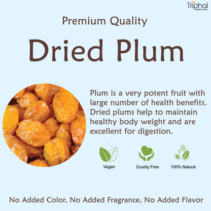 Dry Plum or prunes by Triphal brand - organic aloo bukhara for ayurveda