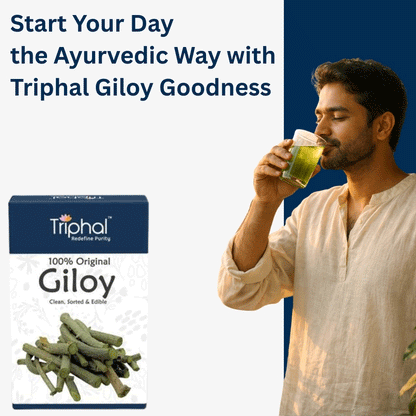 Giloy - Amrita - Guduchi - Gilo | Raw Dried Form | Edible Grade | Triphal