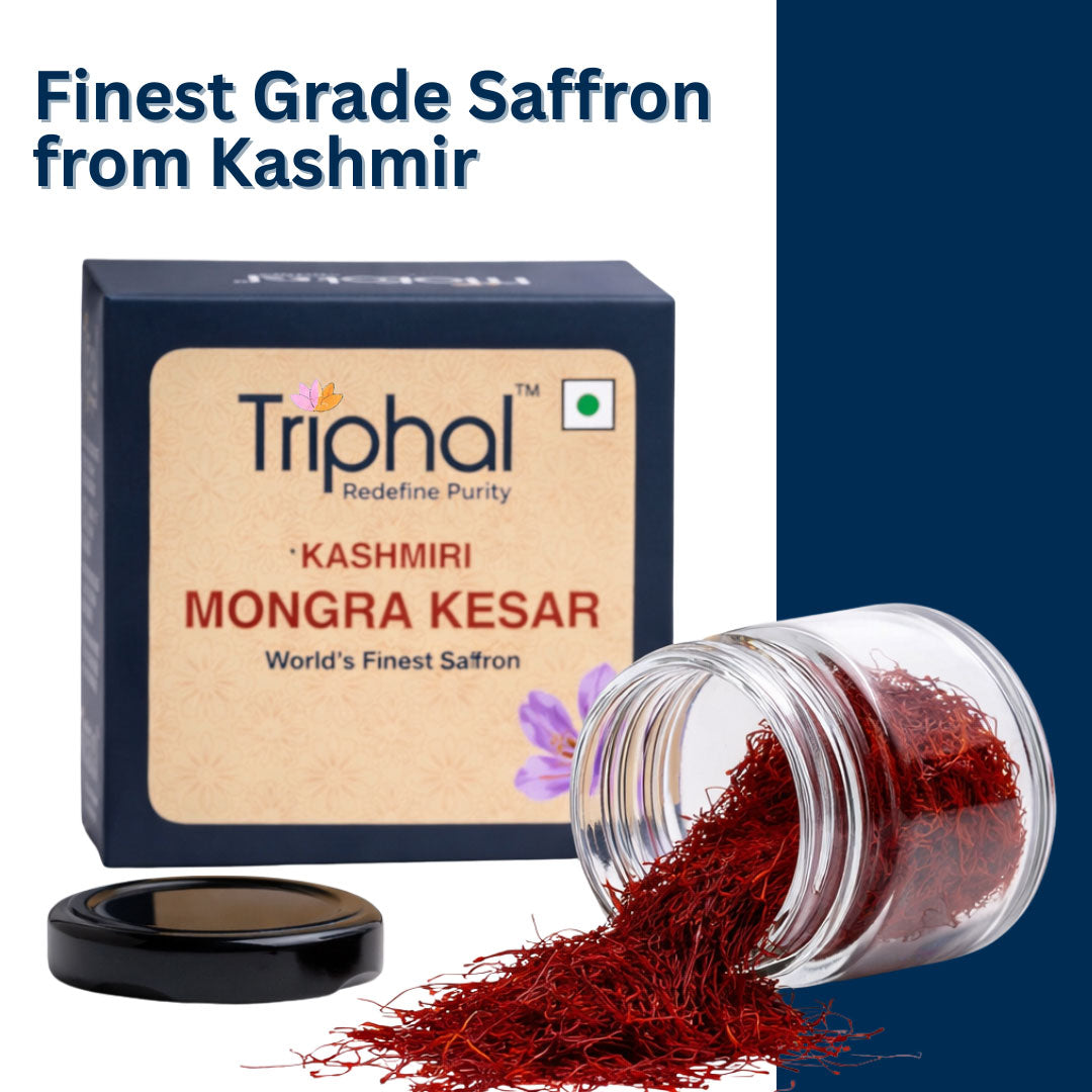 Kesar Kashmiri - Saffron | Original & Pure | Premium Grade | Triphal