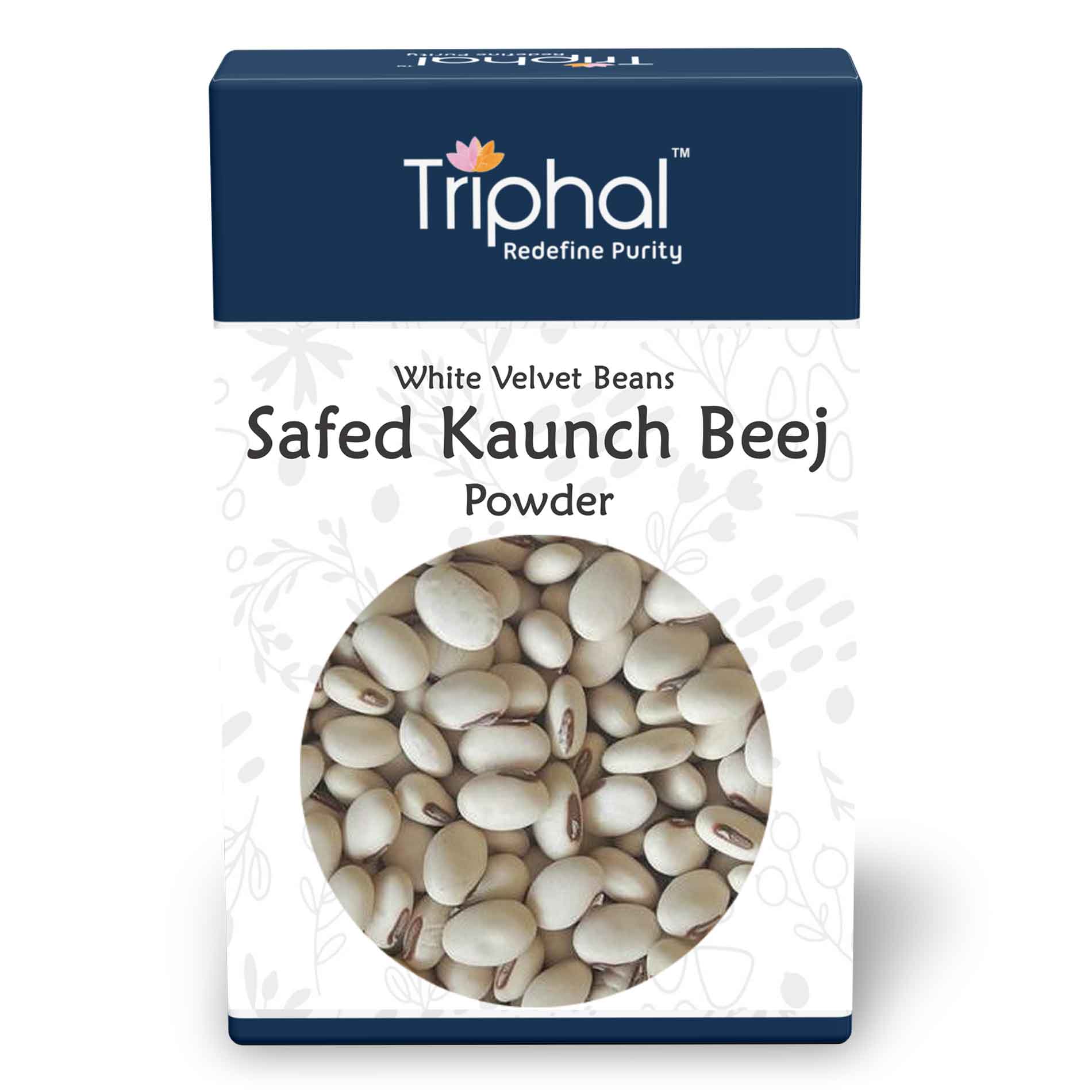 Safed kaunch beej powder by Triphal - 100% original and pure
