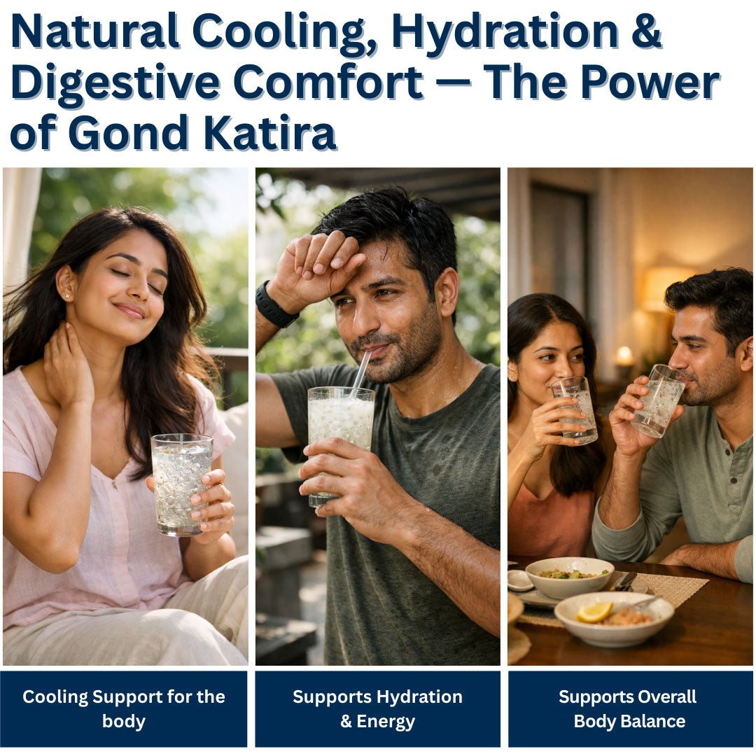 Gond Katira - Tragacanth Gum | Excellent Cooling Properties | Almond Gum | 100% Natural