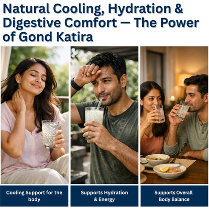 Gond Katira - Tragacanth Gum | Excellent Cooling Properties | Almond Gum | 100% Natural