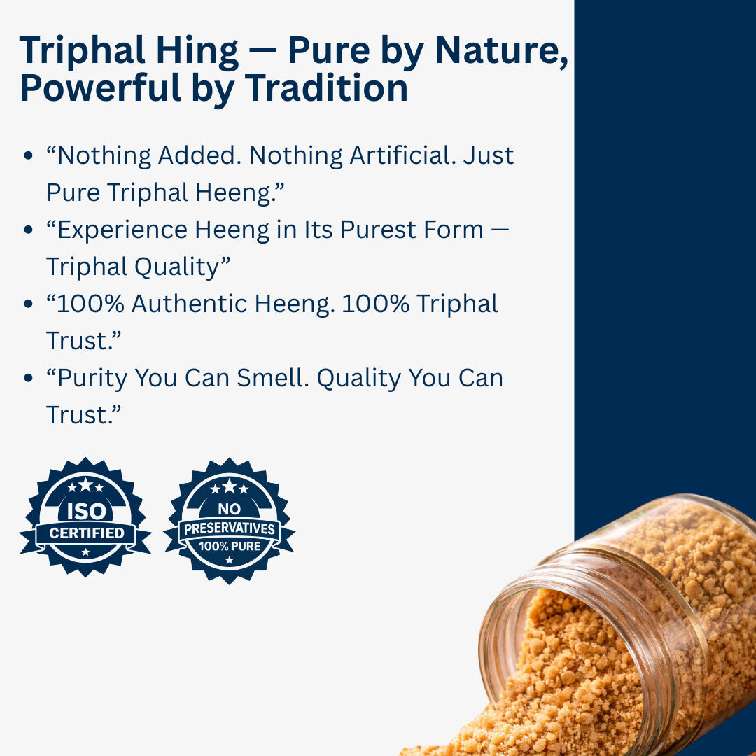 Premium Heeng - Asafoetida | 100% Original Hing | Non-adulterated | Triphal