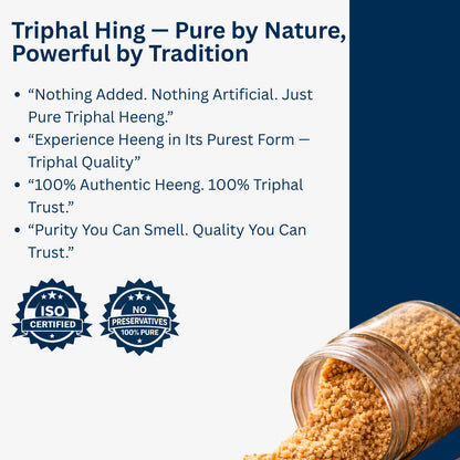 Premium Heeng - Asafoetida | 100% Original Hing | Non-adulterated | Triphal