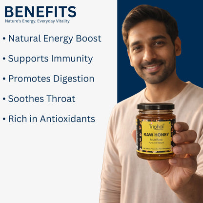 Honey - Raw, Pure and Unflavored, 100% Natural - Triphal