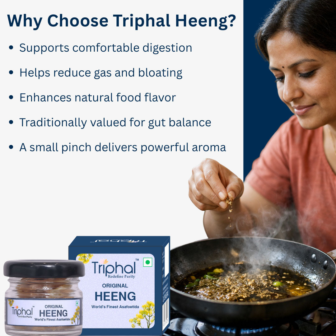 Premium Heeng - Asafoetida | 100% Original Hing | Non-adulterated | Triphal