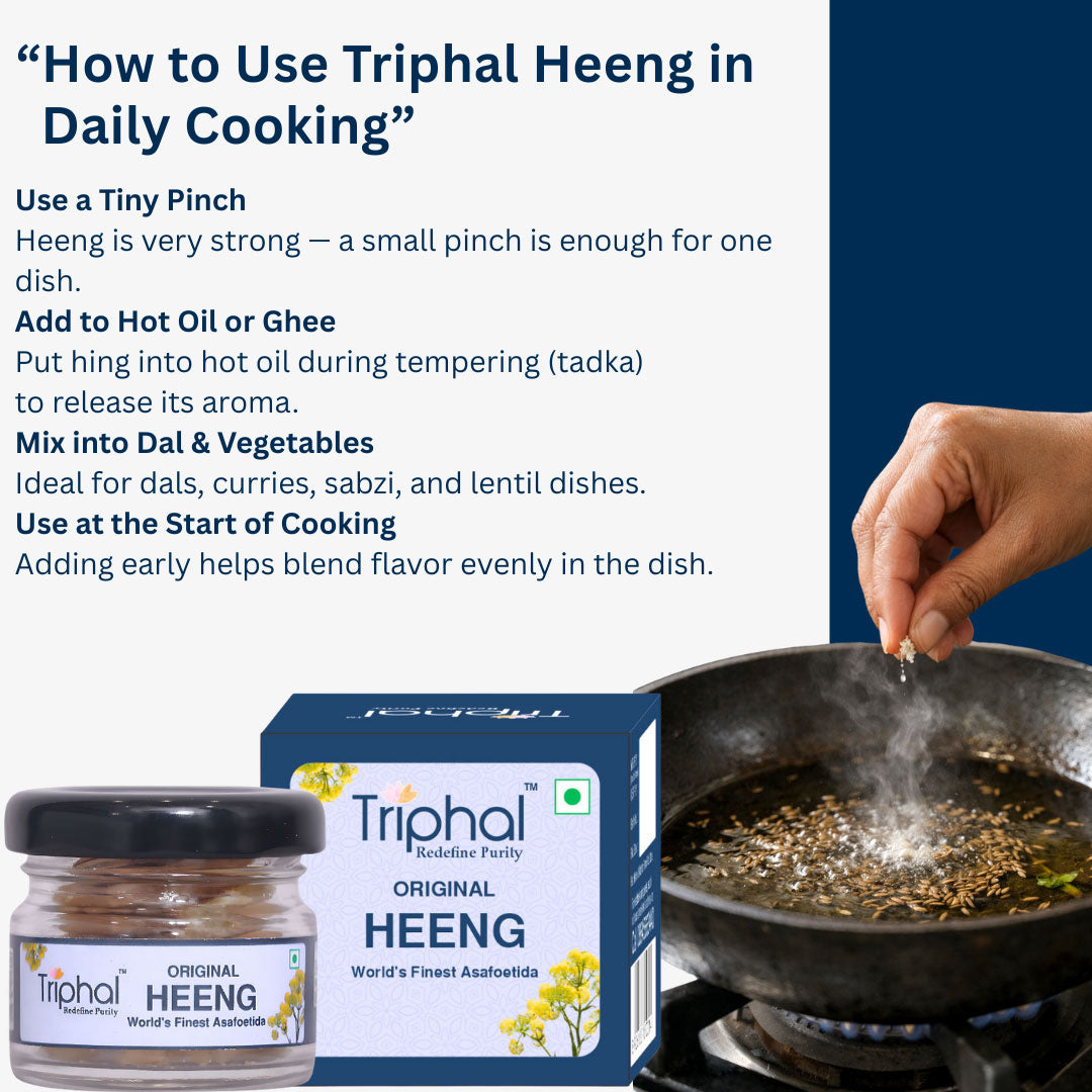 Premium Heeng - Asafoetida | 100% Original Hing | Non-adulterated | Triphal