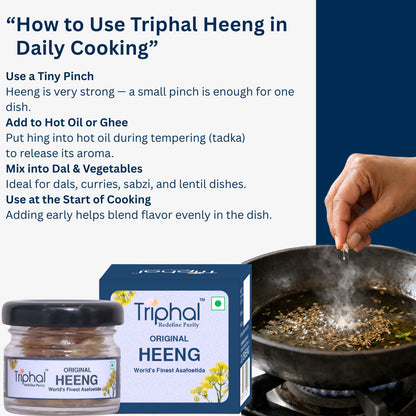 Premium Heeng - Asafoetida | 100% Original Hing | Non-adulterated | Triphal