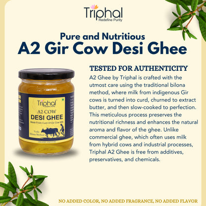 A2 Gir Cow Desi Ghee | Prepared By Bilona Method