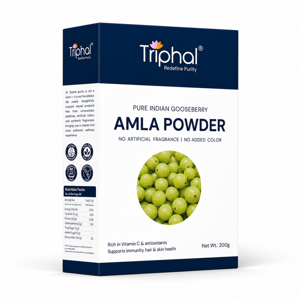 Amla Powder - Pure and Natural Indian Gooseberry Powder | Triphal
