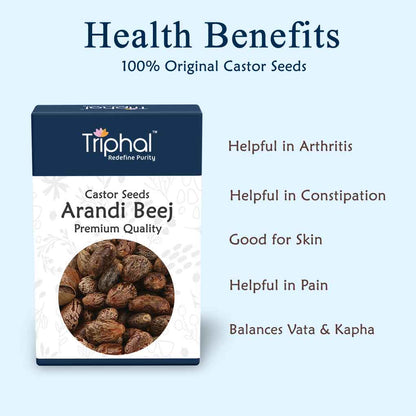 benefits of arandi beej or castor seeds