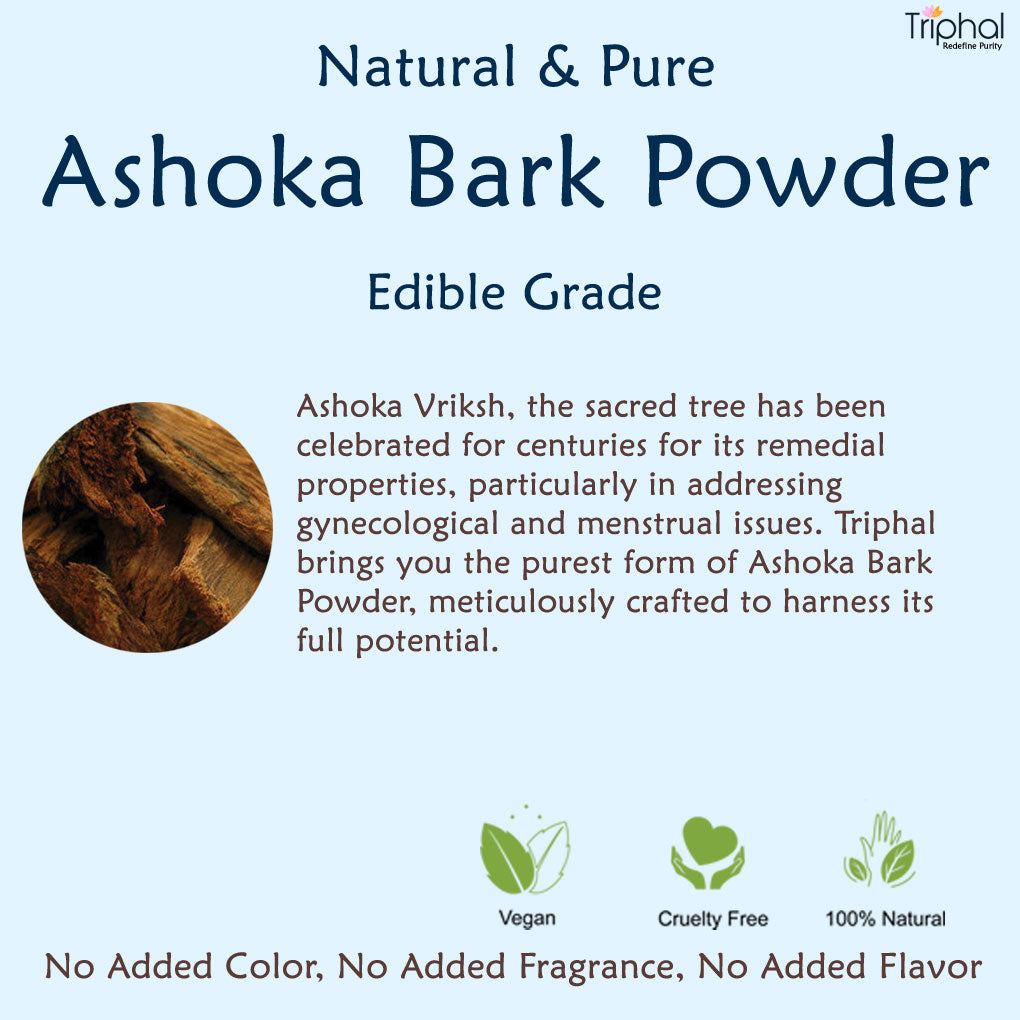 Ashoka Bark Powder - Ashok Chhaal Churna | Pure & Natural