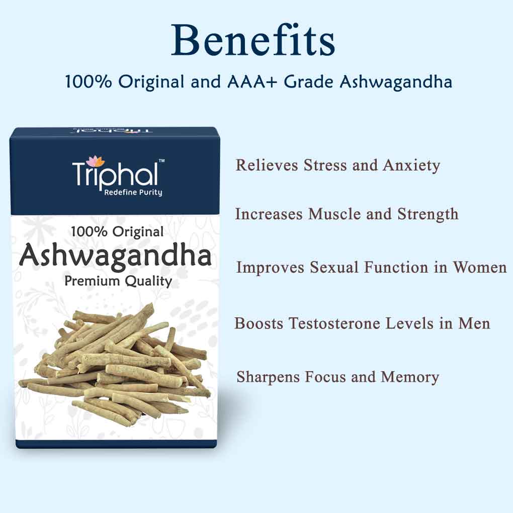 Health benefits of pure ashwagandha roots