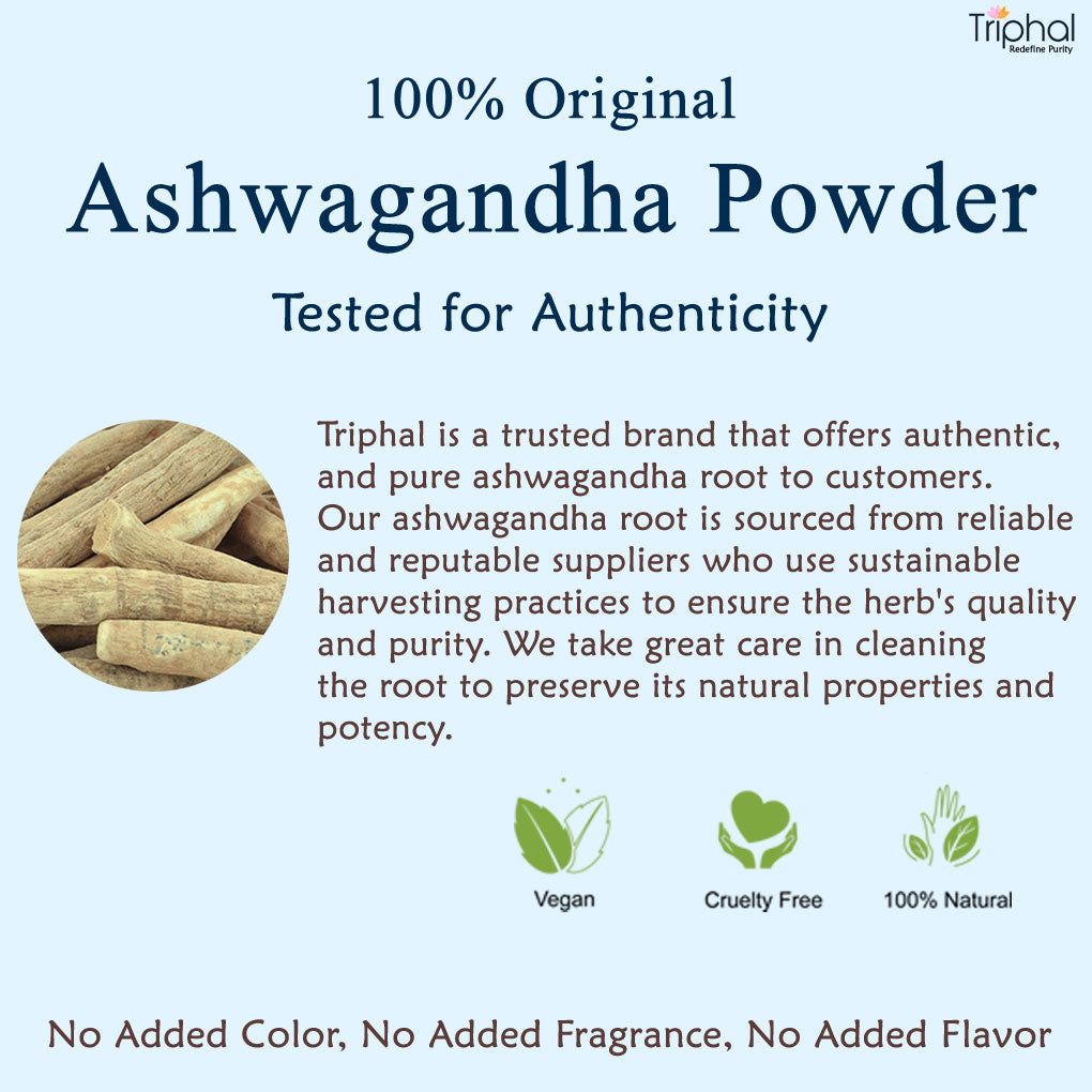 Order Powder Buy Ashwagandha Powder | 100% Pure Churna - No Adulteration | Triphal
