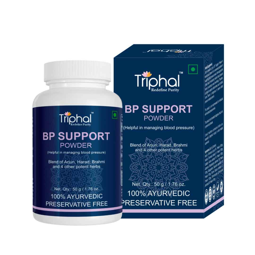 Buy BP Support Powder by Triphal Online - Blend of 7 Pure Herbs