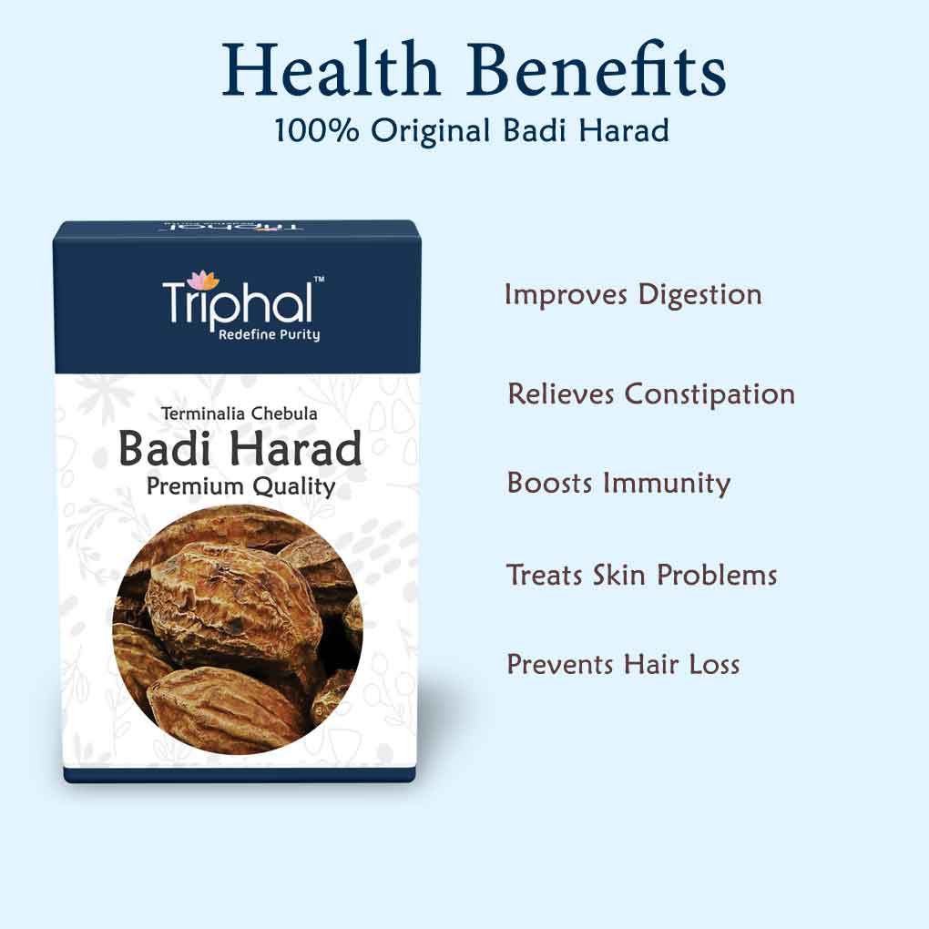 Benefits of Badi Harad or Terminalia Chebula by Triphal