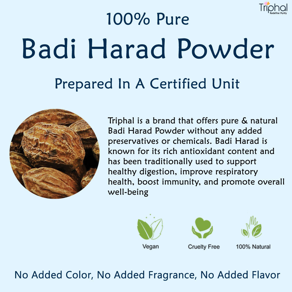 Badi harad powder by Triphal - best quality 100% pure without mixing