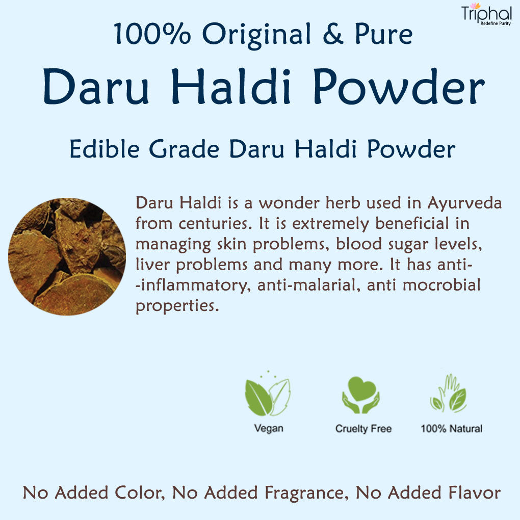 Daru Haldi Powder - Daru Haridra Churna | Pure & Natural