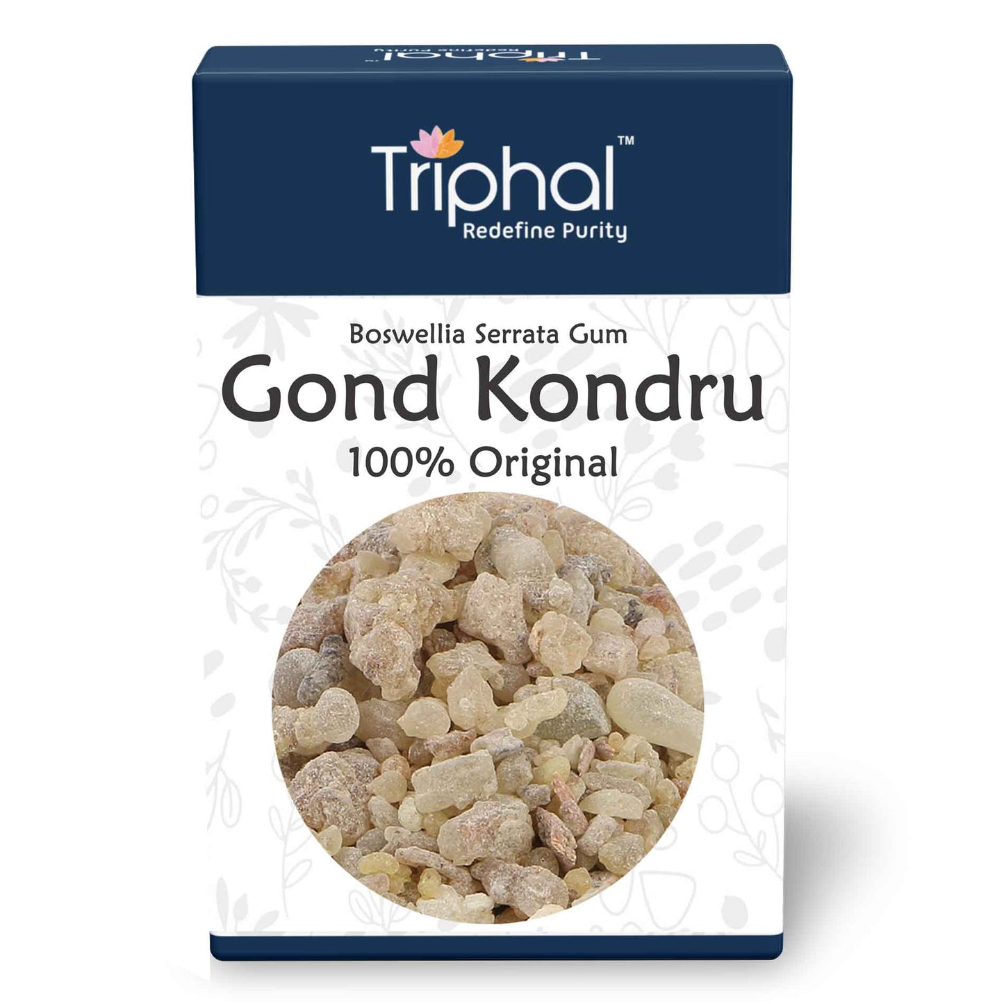 Triphal Gond Kondru or Shallaki Gum - 100% Pure and Original - Ayurvedic Herb for Joint Health and Pain Relief