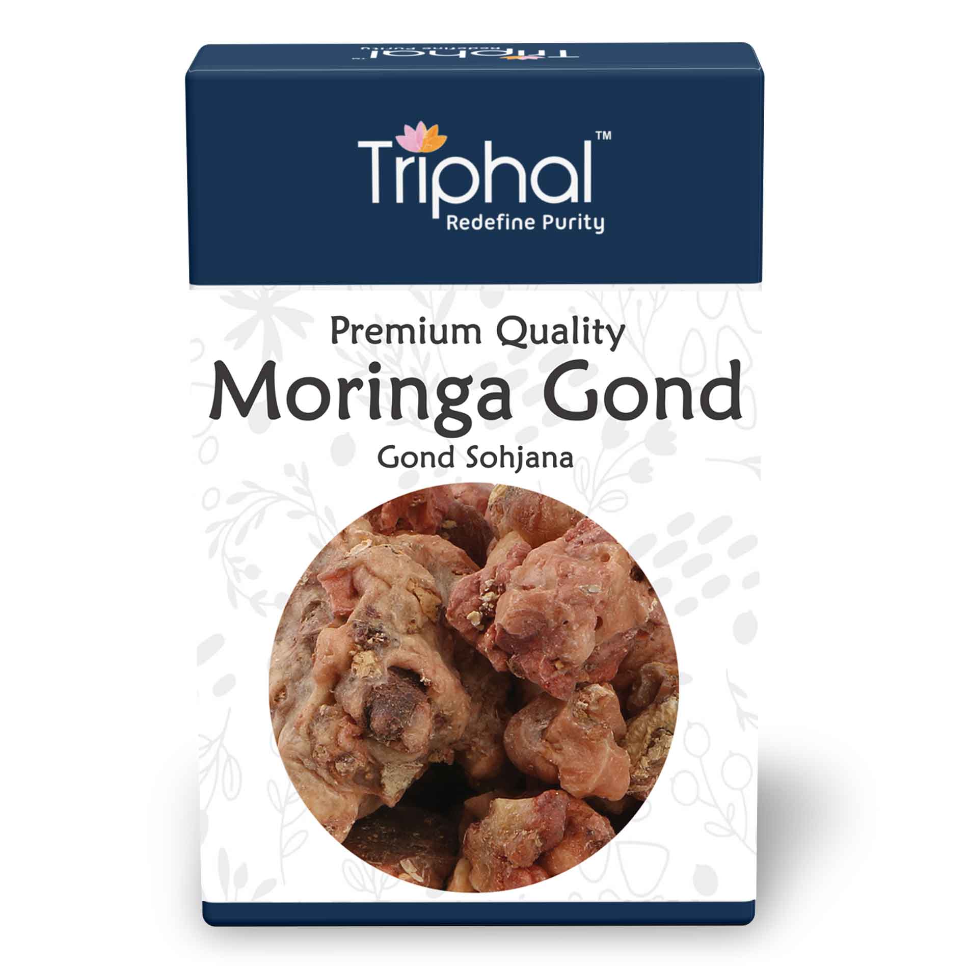 Moringa Gum Gond Sohjana or Moringa Gond - Original and pure by TRIPHAL, a brand serving original and pure herbal products or jadibooti