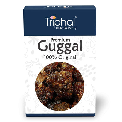 Premium Guggal Resin - High-Quality Extract from Commiphora Mukul Tree - Triphal