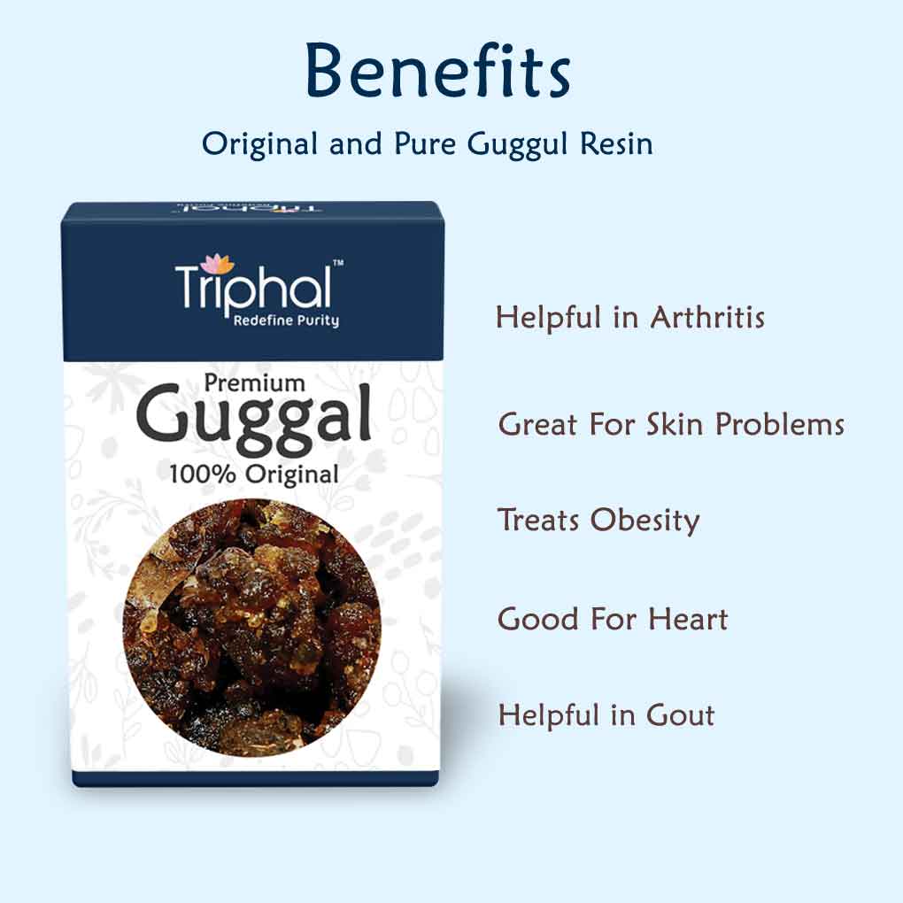 Guggul Resin - Anti-Inflammatory and Cholesterol-Lowering Properties - Triphal