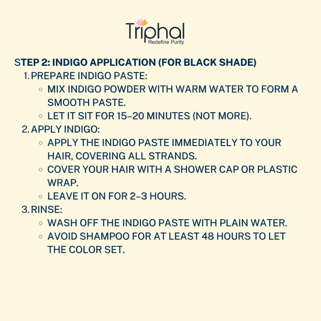 Ayurvedic Hair Color Kit - Henna and Indigo Powder