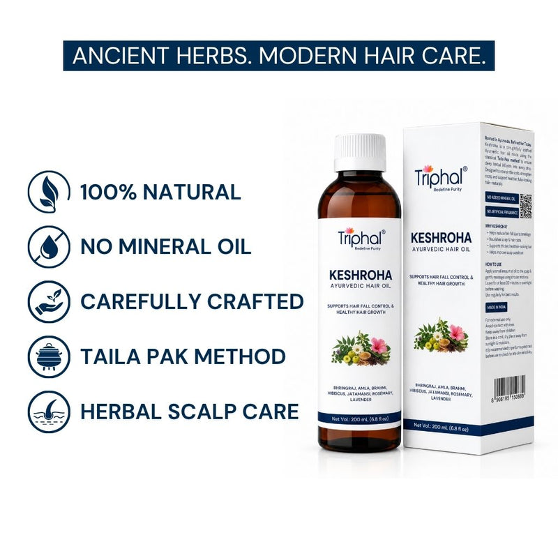 Modern Hair Care Keshroha natural ayurvedic oil without any added mineral oil