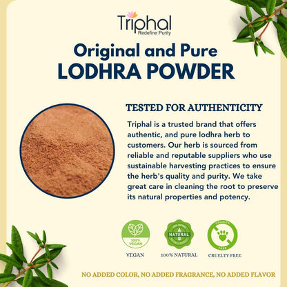 Lodhra Powder - Pure, Organic & Preservative Free Lodh Churna