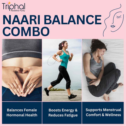 Naari Balance Combo - Shatavari, Ashoka, Lodhra & Ashwagandha