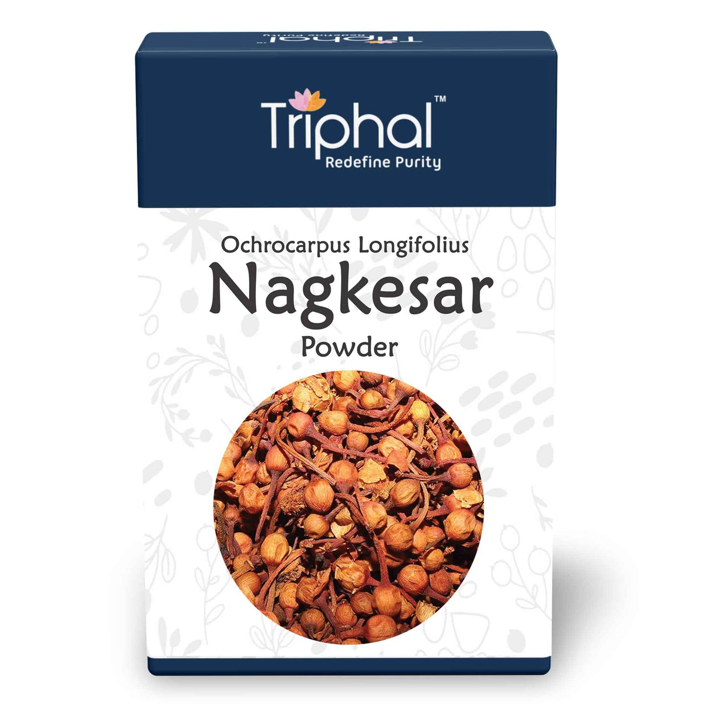 Triphal's Nagkesar powder, made from high-quality handpicked herbs for maximum benefits