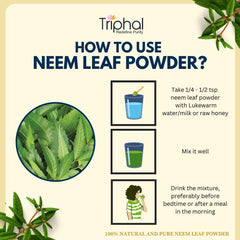 Neem Leaf Powder - Pure and Natural Nim Patta Churna | Triphal